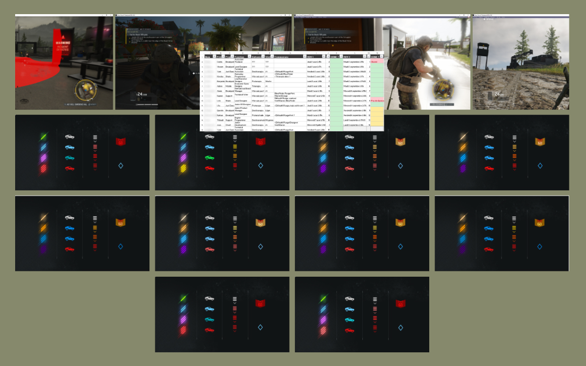 Views of the game icons under each colour-blindness mode